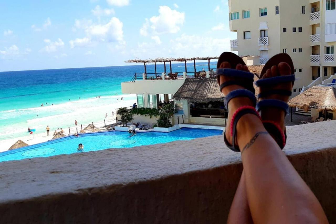 Ocean Front Suite, Balcony, Kitchen. Cancun Bagian luar foto